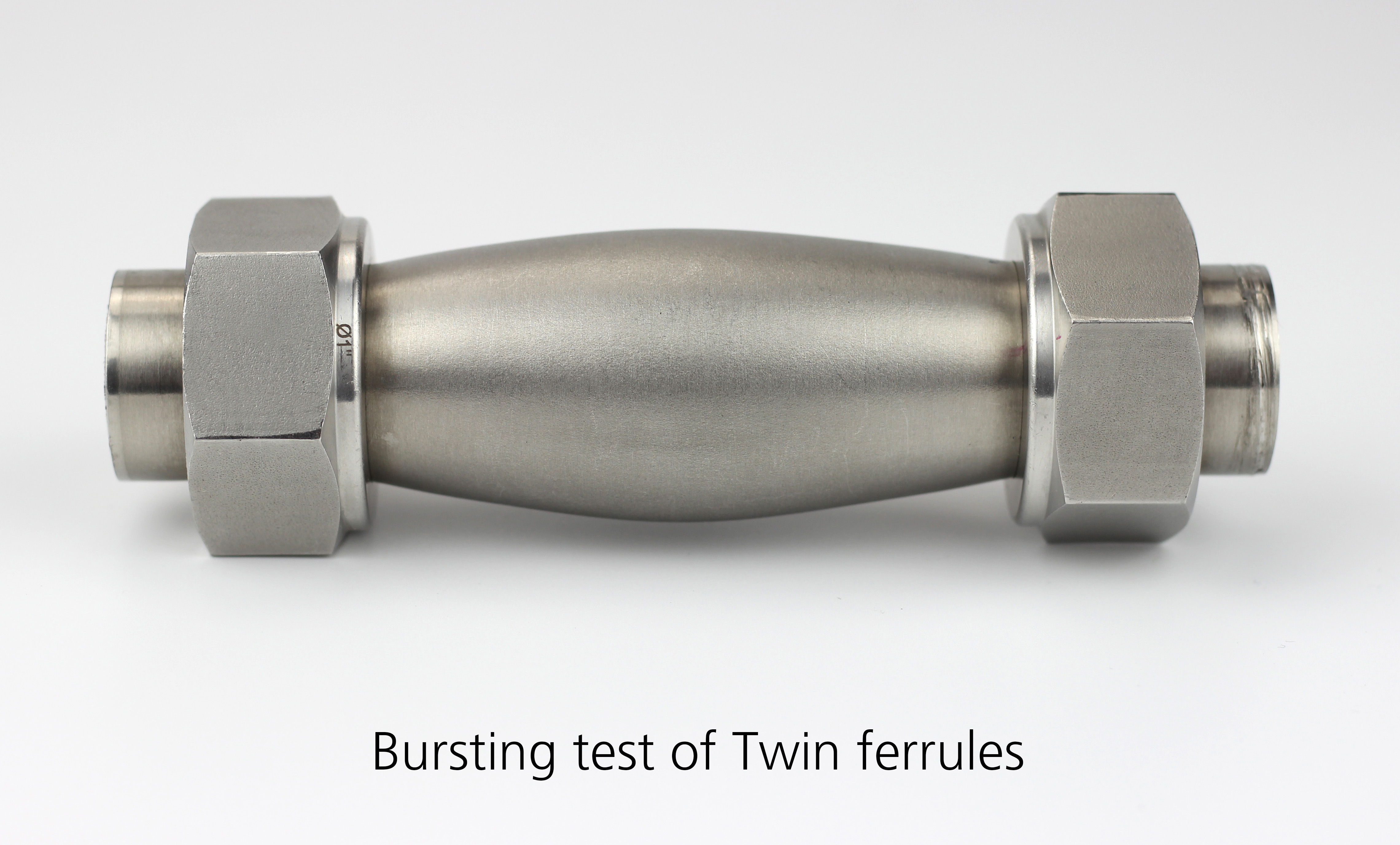 Bursting test of Twin ferrules